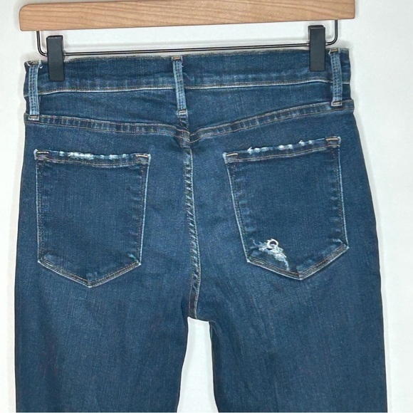 Frame Denim Le Skinny De Jeanne Released Cuff Sutton Size 28 - Picture 8 of 12